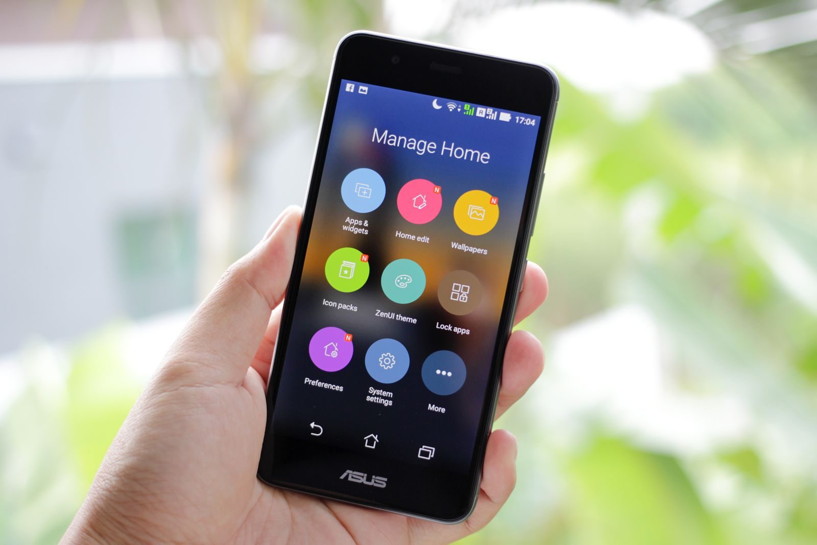 Using a smart home manager app to control lights and thermostat