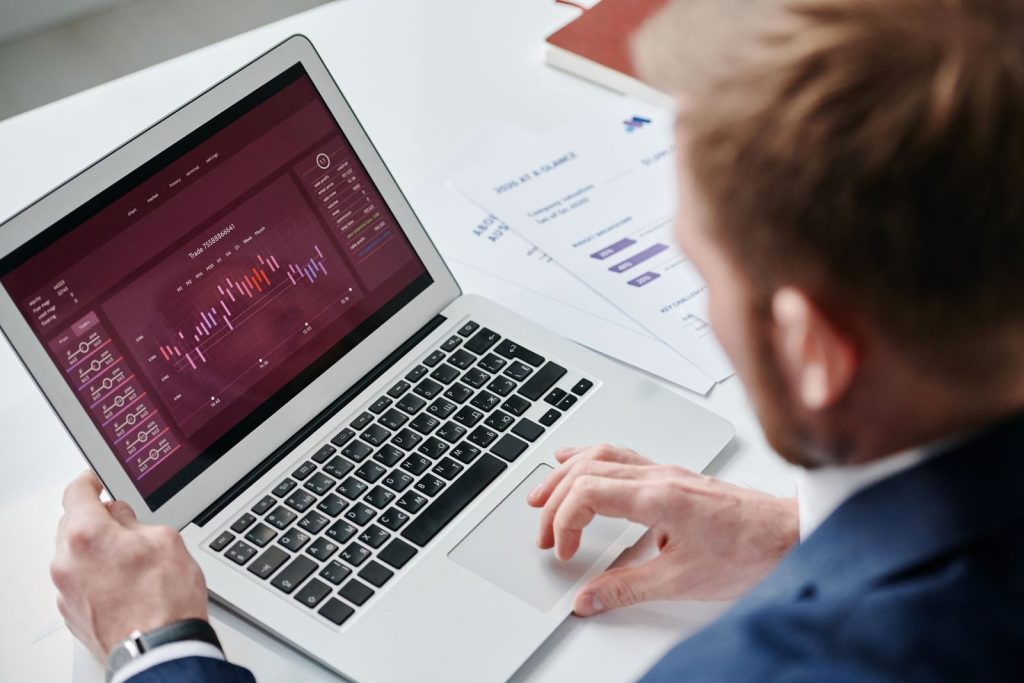 Team using business AI software to review analytics in 2026