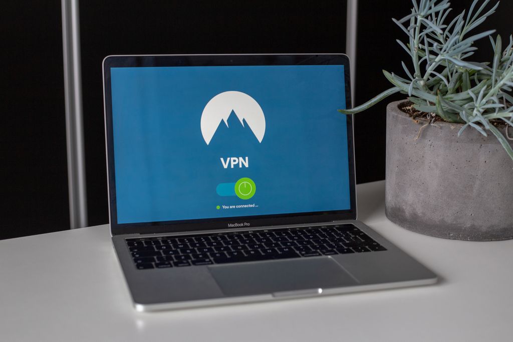 Laptop showing a free vpn for pc app connected for secure browsing in 2026